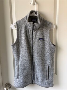 Patagonia Women’s Gray Full-Zip Synchilla Fleece Vest